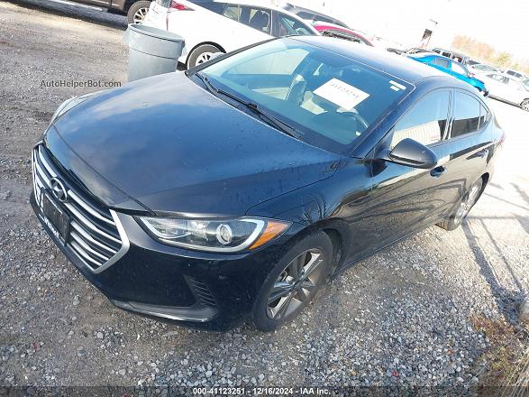 2018 Hyundai Elantra Sel Black vin: 5NPD84LF2JH304047