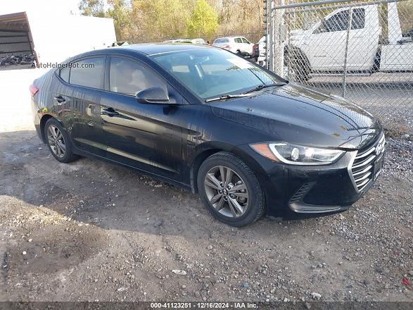 2018 Hyundai Elantra Sel Black vin: 5NPD84LF2JH304047