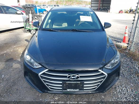 2018 Hyundai Elantra Sel Black vin: 5NPD84LF2JH304047