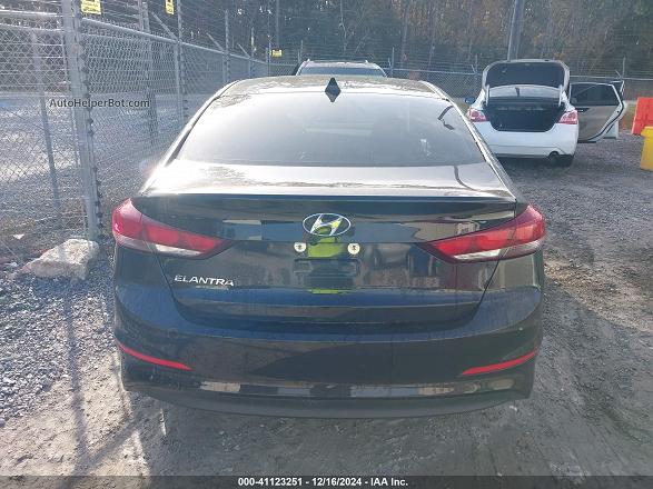 2018 Hyundai Elantra Sel Black vin: 5NPD84LF2JH304047