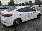 2018 Hyundai Elantra Sel White vin: 5NPD84LF2JH362367