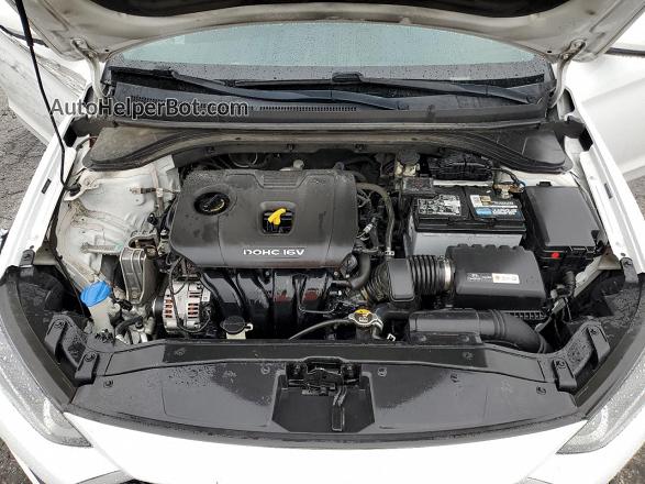 2018 Hyundai Elantra Sel White vin: 5NPD84LF2JH362367