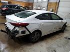 2018 Hyundai Elantra Sel White vin: 5NPD84LF4JH385469
