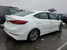 2018 Hyundai Elantra Sel White vin: 5NPD84LF5JH375050