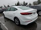 2018 Hyundai Elantra Sel White vin: 5NPD84LF5JH375050