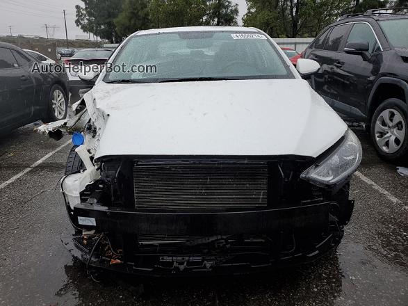 2018 Hyundai Elantra Sel White vin: 5NPD84LF5JH375050