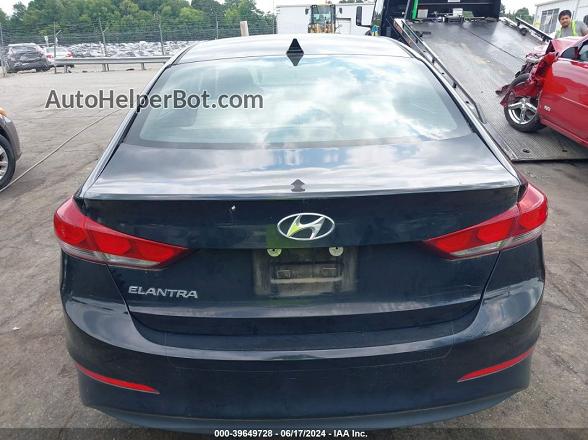 2018 Hyundai Elantra Sel Black vin: 5NPD84LF6JH341151