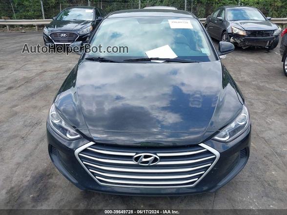 2018 Hyundai Elantra Sel Black vin: 5NPD84LF6JH341151