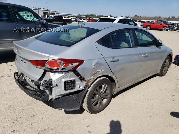 2018 Hyundai Elantra Sel Silver vin: 5NPD84LF6JH394688