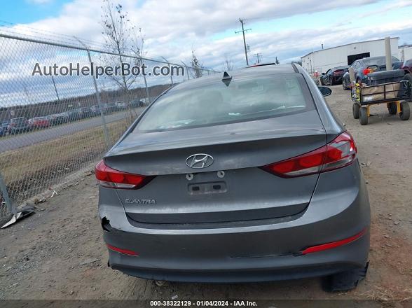 2018 Hyundai Elantra Sel Gray vin: 5NPD84LF8JH379867