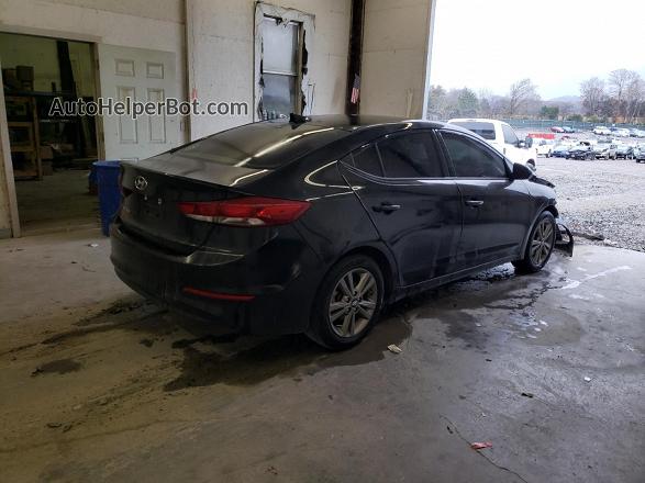 2018 Hyundai Elantra Sel Black vin: 5NPD84LF9JH391977