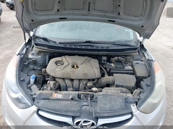2013 Hyundai Elantra Gls Silver vin: 5NPDH4AE0DH268518