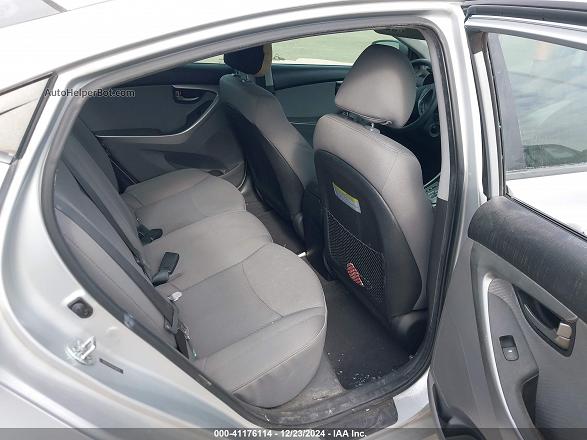 2013 Hyundai Elantra Gls Silver vin: 5NPDH4AE0DH268518