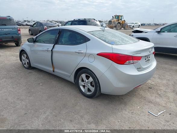 2013 Hyundai Elantra Gls Silver vin: 5NPDH4AE0DH268518