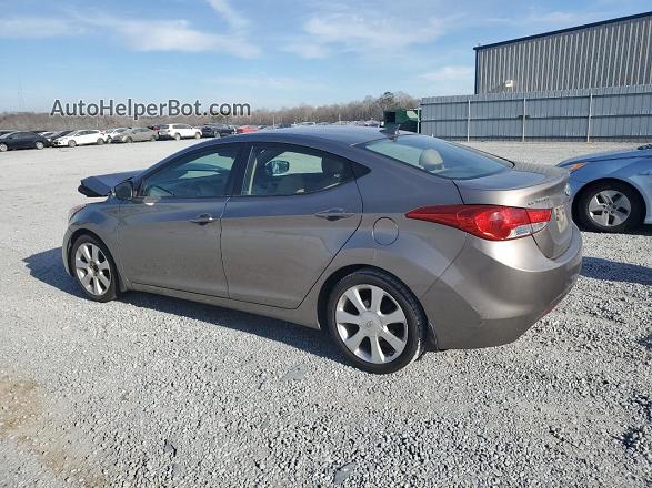 2013 Hyundai Elantra Gls Tan vin: 5NPDH4AE1DH166290
