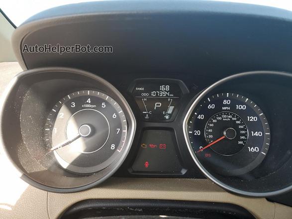 2013 Hyundai Elantra Gls Tan vin: 5NPDH4AE1DH166290
