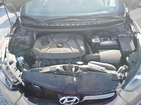 2013 Hyundai Elantra Gls Tan vin: 5NPDH4AE1DH166290