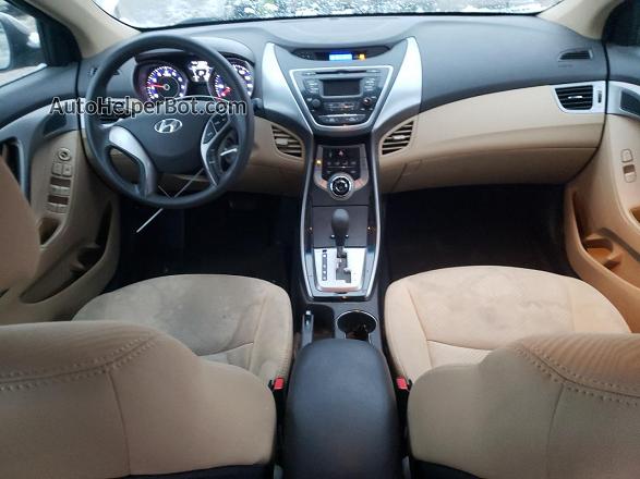 2013 Hyundai Elantra Gls Tan vin: 5NPDH4AE1DH221367