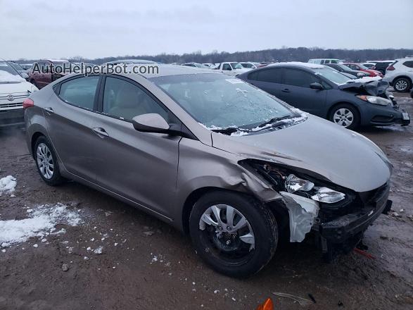 2013 Hyundai Elantra Gls Tan vin: 5NPDH4AE1DH221367