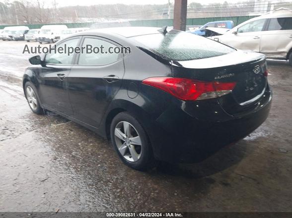 2013 Hyundai Elantra Gls Black vin: 5NPDH4AE1DH264140