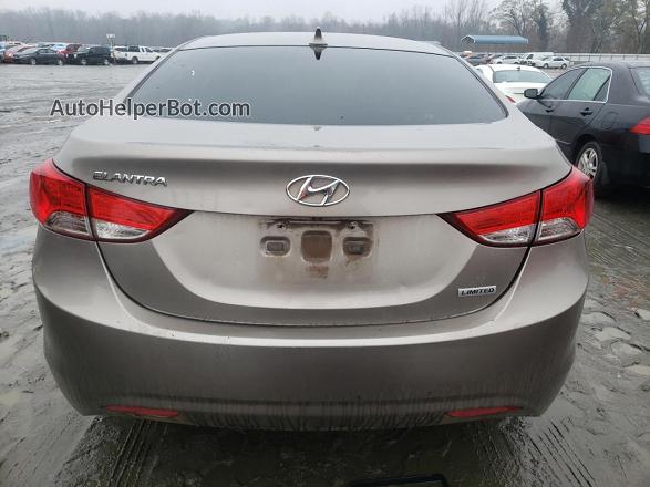 2013 Hyundai Elantra Gls Tan vin: 5NPDH4AE2DH224049