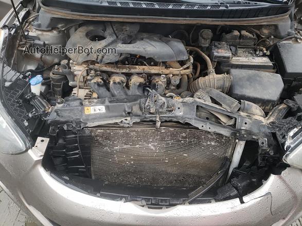 2013 Hyundai Elantra Gls Tan vin: 5NPDH4AE2DH224049