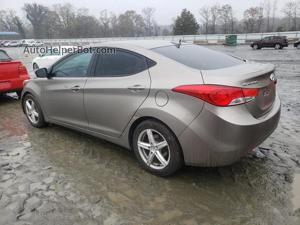 2013 Hyundai Elantra Gls Tan vin: 5NPDH4AE2DH224049
