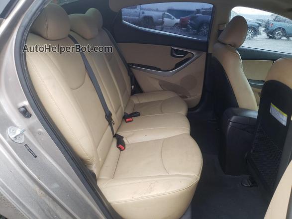 2013 Hyundai Elantra Gls Tan vin: 5NPDH4AE2DH224049