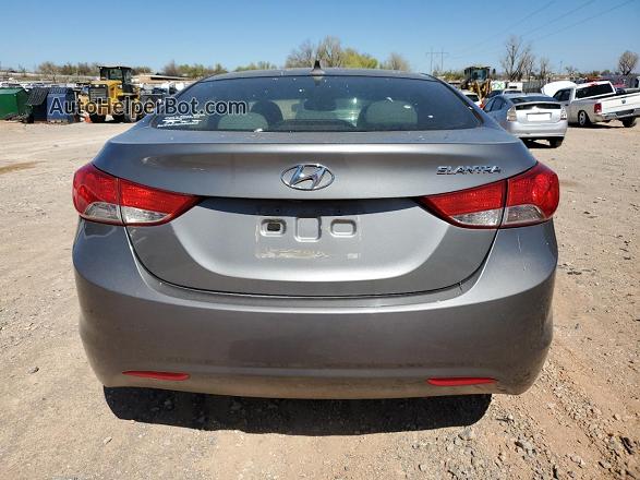 2013 Hyundai Elantra Gls Gray vin: 5NPDH4AE3DH202898