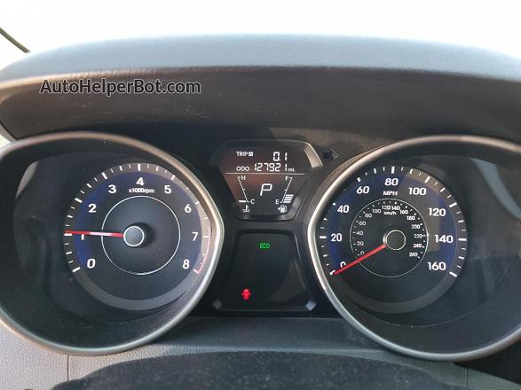 2013 Hyundai Elantra Gls Gray vin: 5NPDH4AE3DH202898