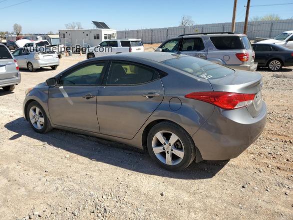 2013 Hyundai Elantra Gls Gray vin: 5NPDH4AE3DH202898
