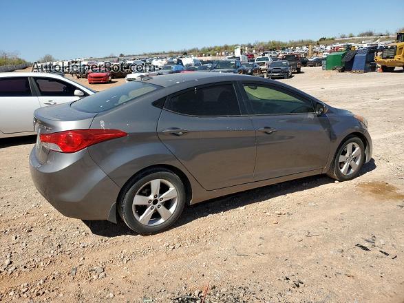 2013 Hyundai Elantra Gls Gray vin: 5NPDH4AE3DH202898