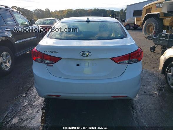 2013 Hyundai Elantra Gls White vin: 5NPDH4AE5DH153199