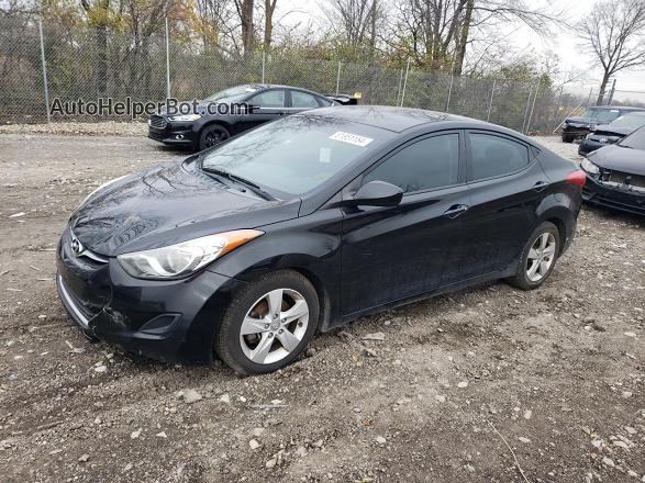 2013 Hyundai Elantra Gls Черный vin: 5NPDH4AE5DH373927