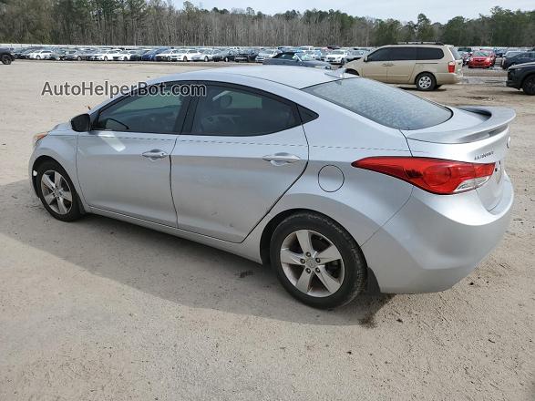 2013 Hyundai Elantra Gls Silver vin: 5NPDH4AE6DH284125