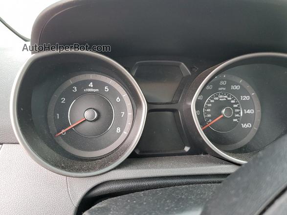 2013 Hyundai Elantra Gls Silver vin: 5NPDH4AE6DH284125