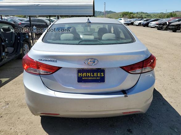 2013 Hyundai Elantra Gls Silver vin: 5NPDH4AE6DH433360