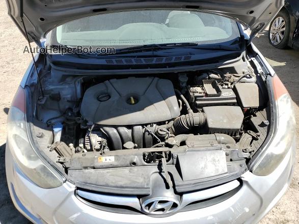 2013 Hyundai Elantra Gls Silver vin: 5NPDH4AE6DH433360