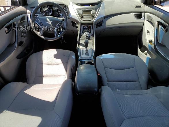 2013 Hyundai Elantra Gls Silver vin: 5NPDH4AE6DH433360