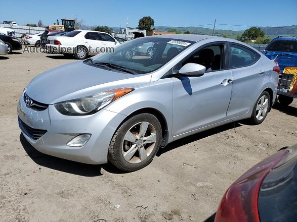 2013 Hyundai Elantra Gls Silver vin: 5NPDH4AE6DH433360