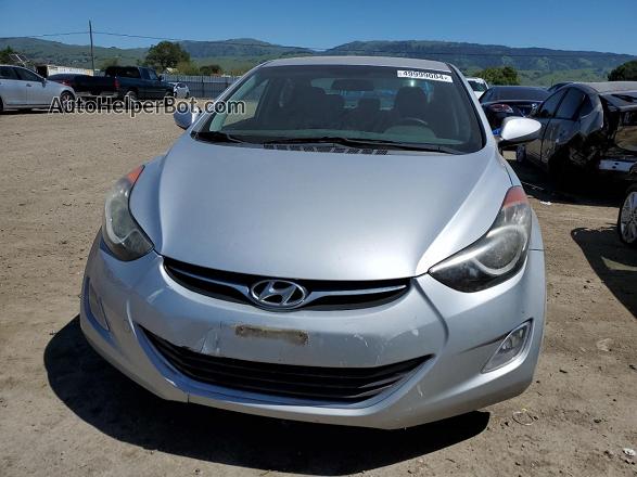 2013 Hyundai Elantra Gls Silver vin: 5NPDH4AE6DH433360