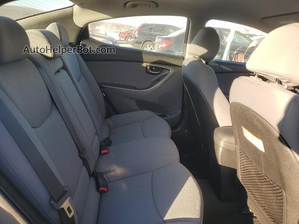 2013 Hyundai Elantra Gls Gray vin: 5NPDH4AE7DH410573