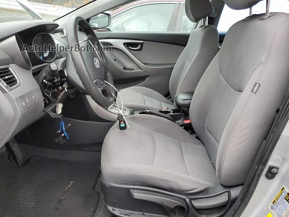 2013 Hyundai Elantra Gls Silver vin: 5NPDH4AE7DH438082