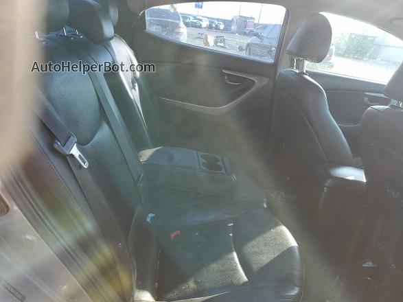 2013 Hyundai Elantra Gls Gray vin: 5NPDH4AE8DH335205