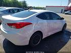 2013 Hyundai Elantra Gls White vin: 5NPDH4AEXDH223358