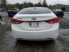 2013 Hyundai Elantra Gls White vin: 5NPDH4AEXDH294284