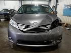 2015 Toyota Sienna Xle Серый vin: 5TDDK3DC4FS122772