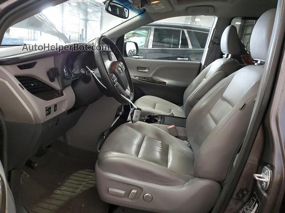 2015 Toyota Sienna Xle Серый vin: 5TDDK3DC4FS122772