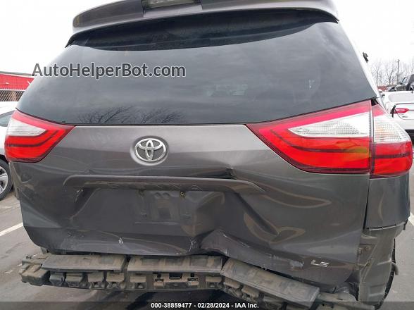 2015 Toyota Sienna Le 8 Passenger Серый vin: 5TDKK3DC7FS612551