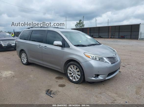 2015 Toyota Sienna Limited Premium 7 Passenger Серый vin: 5TDYK3DC2FS659870